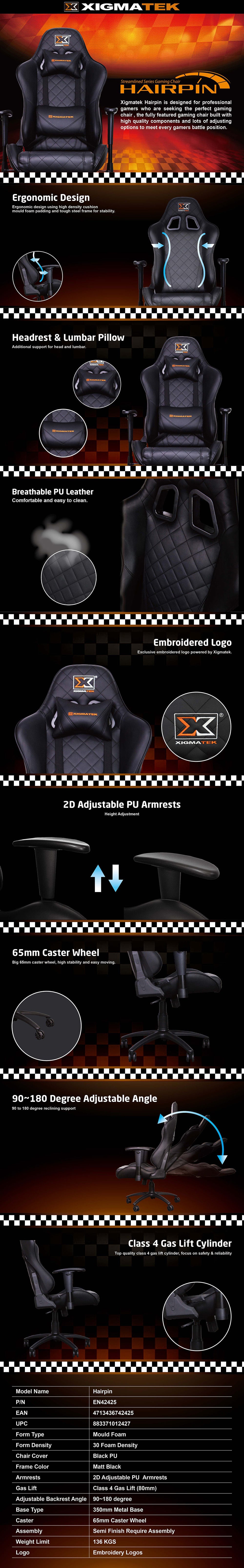 Xigmatek HAIRPIN Gaming Chair